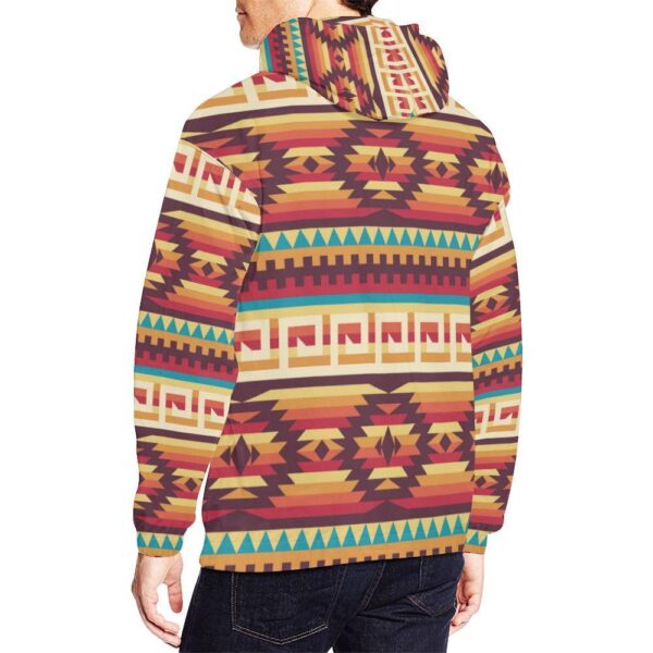 Aztec Native American Tribal Navajo Indians Print Men Pullover Hoodie