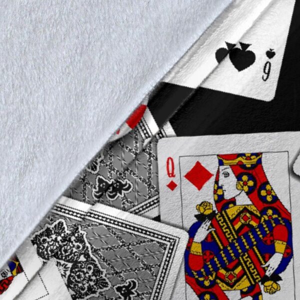 Casino Poker Print Pattern Blanket