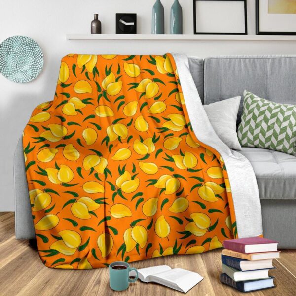 Mango Pattern Print Blanket