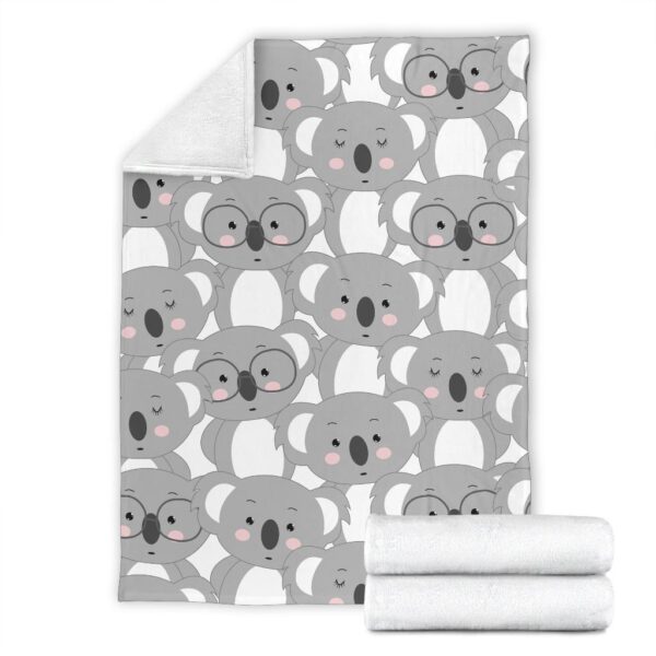 Pattern Print Koala Blanket