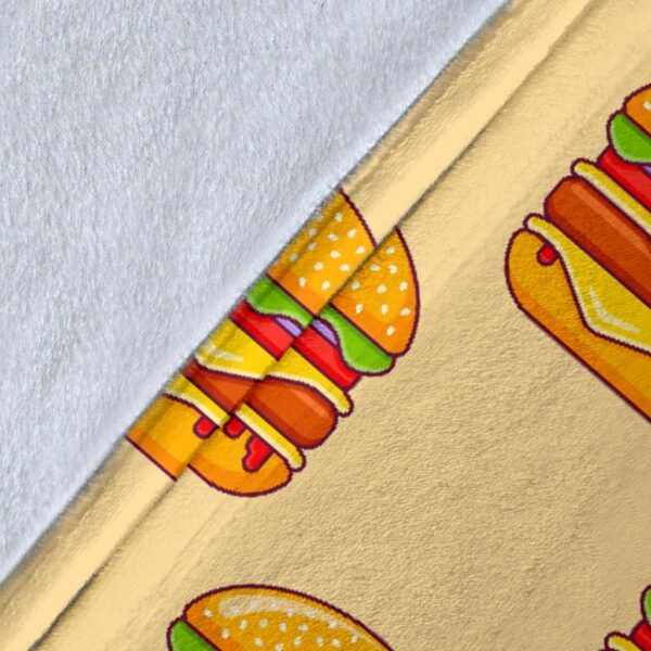 Print Pattern Hamburger Blanket