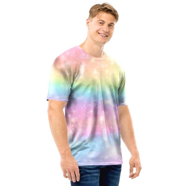 Psychedelic Trippy Holographic Men T Shirt