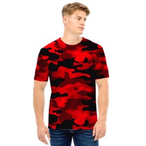 Red Camo Print Men T Shirt 08084bca 9f2c 4f89 95cb 92ae4359579d