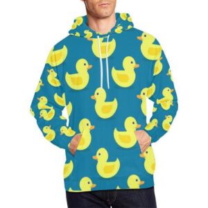 Rubber Duck Pattern Print Men Pullover Hoodie 4971c132 e610 4424 ad37 e3ebaf2b2984
