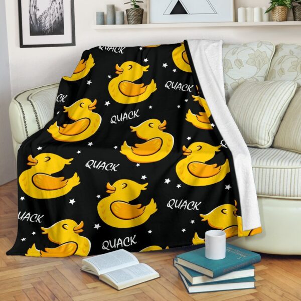 Rubber Duck Print Pattern Blanket