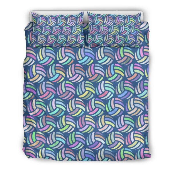 Volleyball Pattern Print Duvet Cover Bedding Set